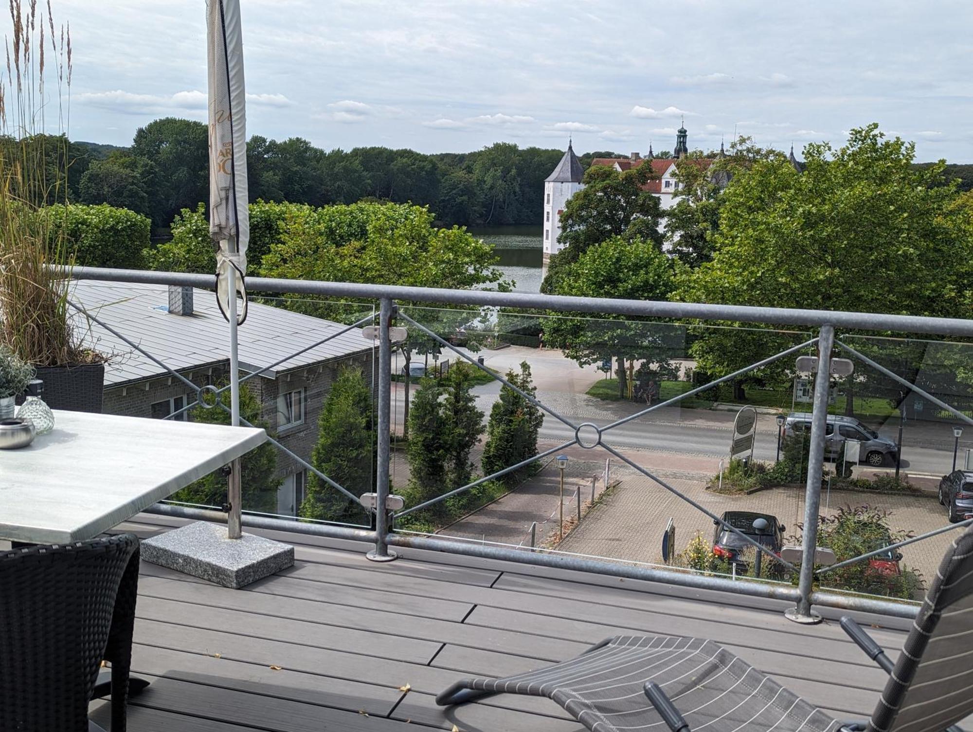 Hotel Am Wasserschloss Glücksburg Buitenkant foto